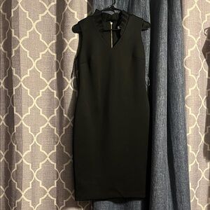 Elegant Black Sleeveless Dress